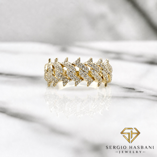 10K SPYKE2 Diamond Ring