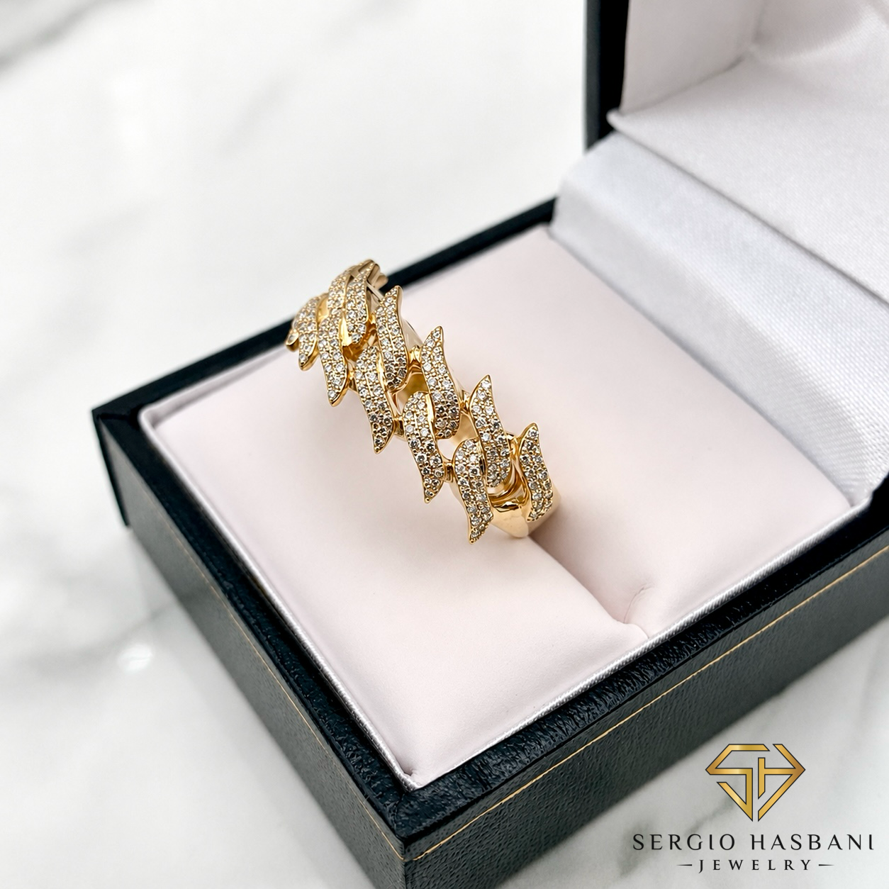 10K SPYKE Diamond Ring