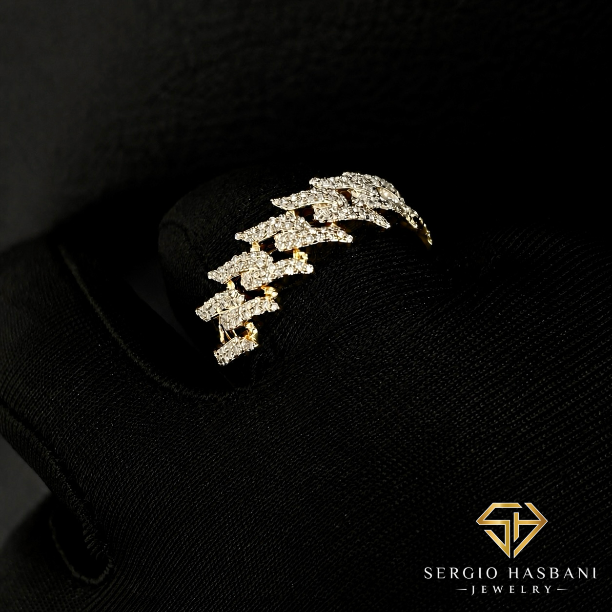 10K SPYKE Diamond Ring