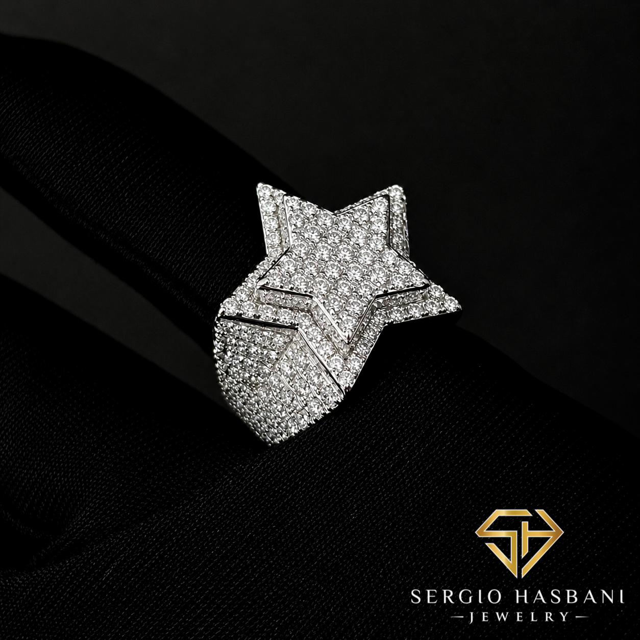 10K STAR VVS Lab Diamond Ring