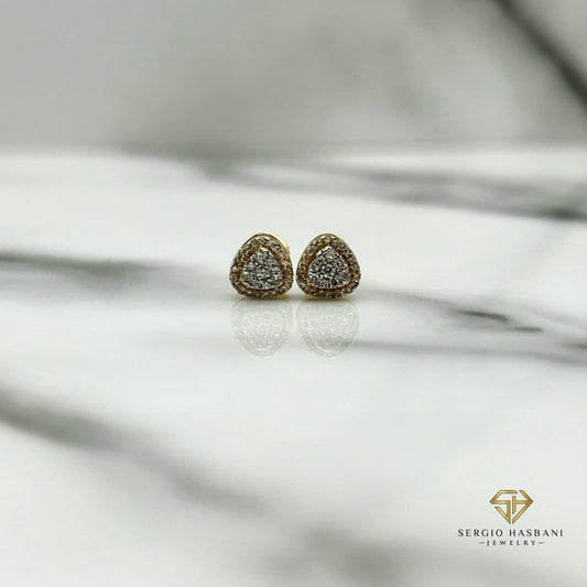 10K TRILLI Diamond Earrings