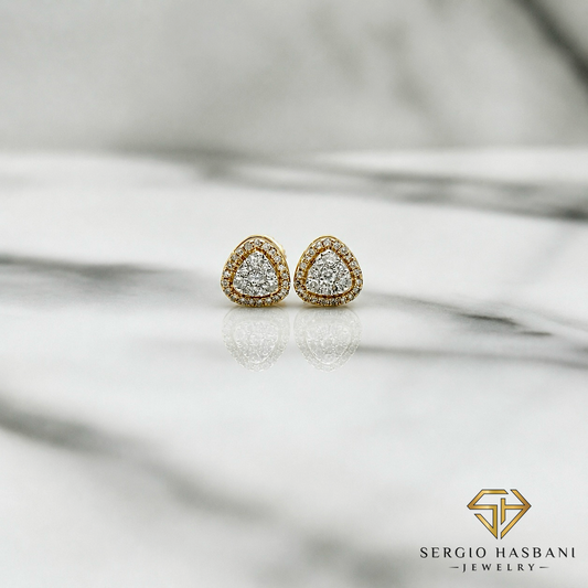 10K TRILLI Diamond Earrings