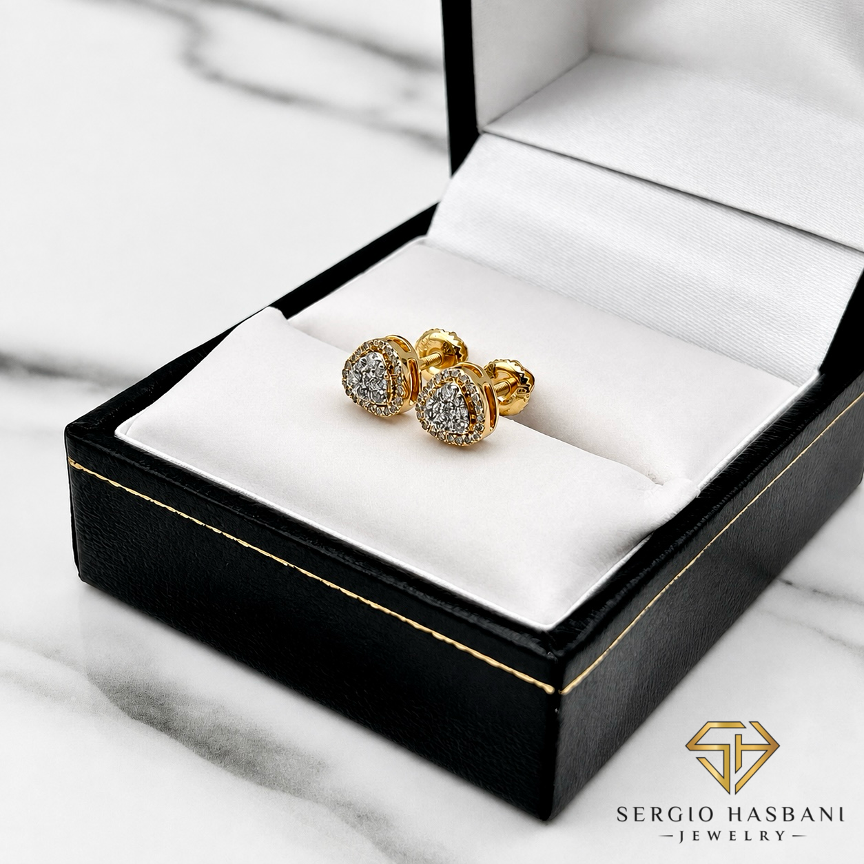 10K TRILLI Diamond Earrings
