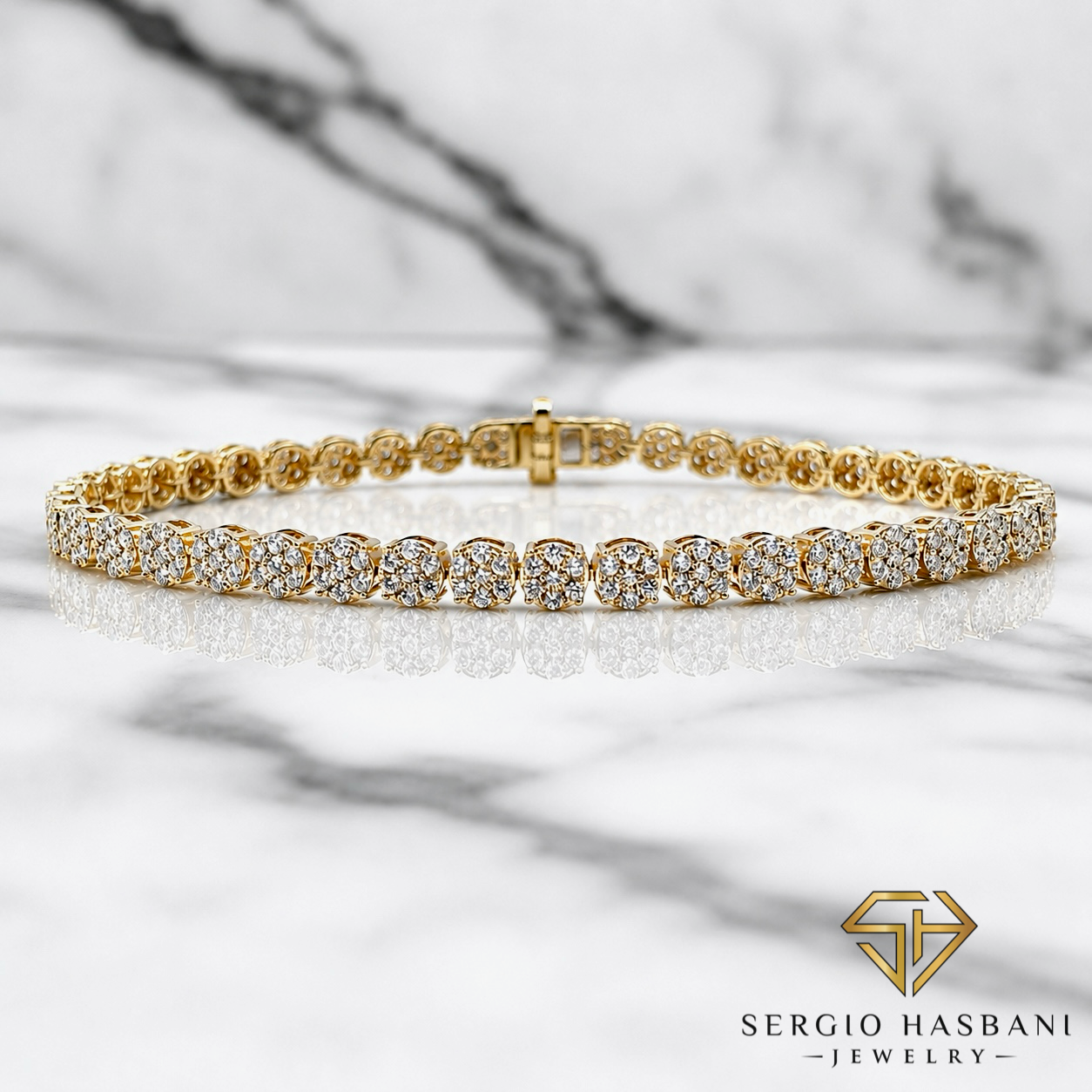10K VORO VVS Lab Diamond Bracelet