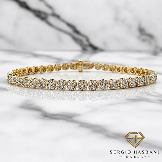 10K VORO VVS Lab Diamond Bracelet