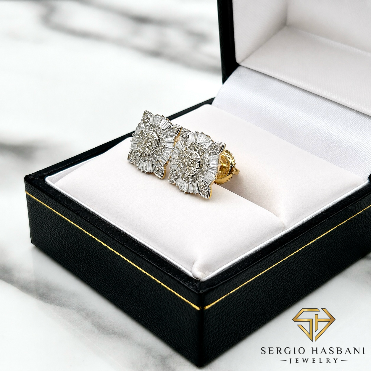 10K XANOS Diamond Earrings