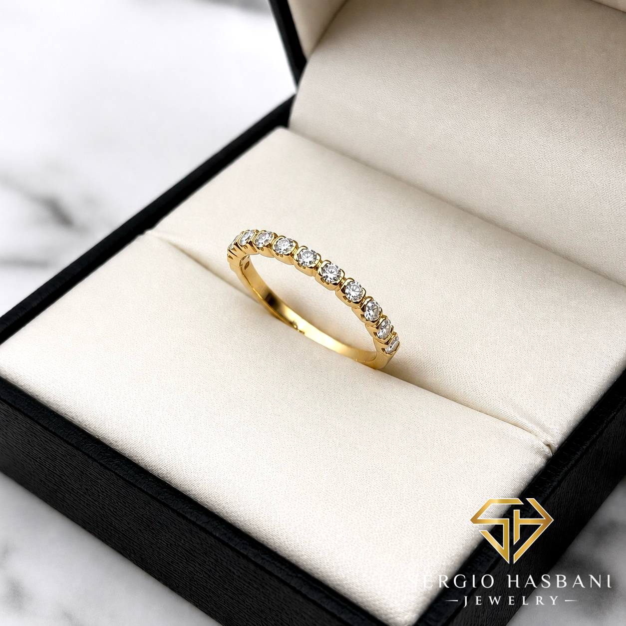 10K ZAYA VVS Lab Diamond Ring