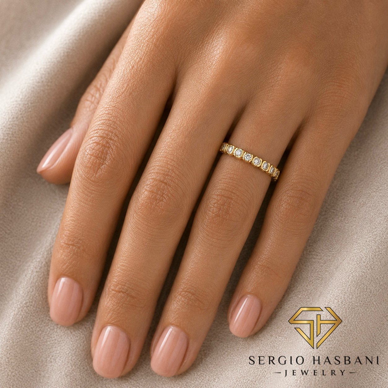 10K ZAYA VVS Lab Diamond Ring