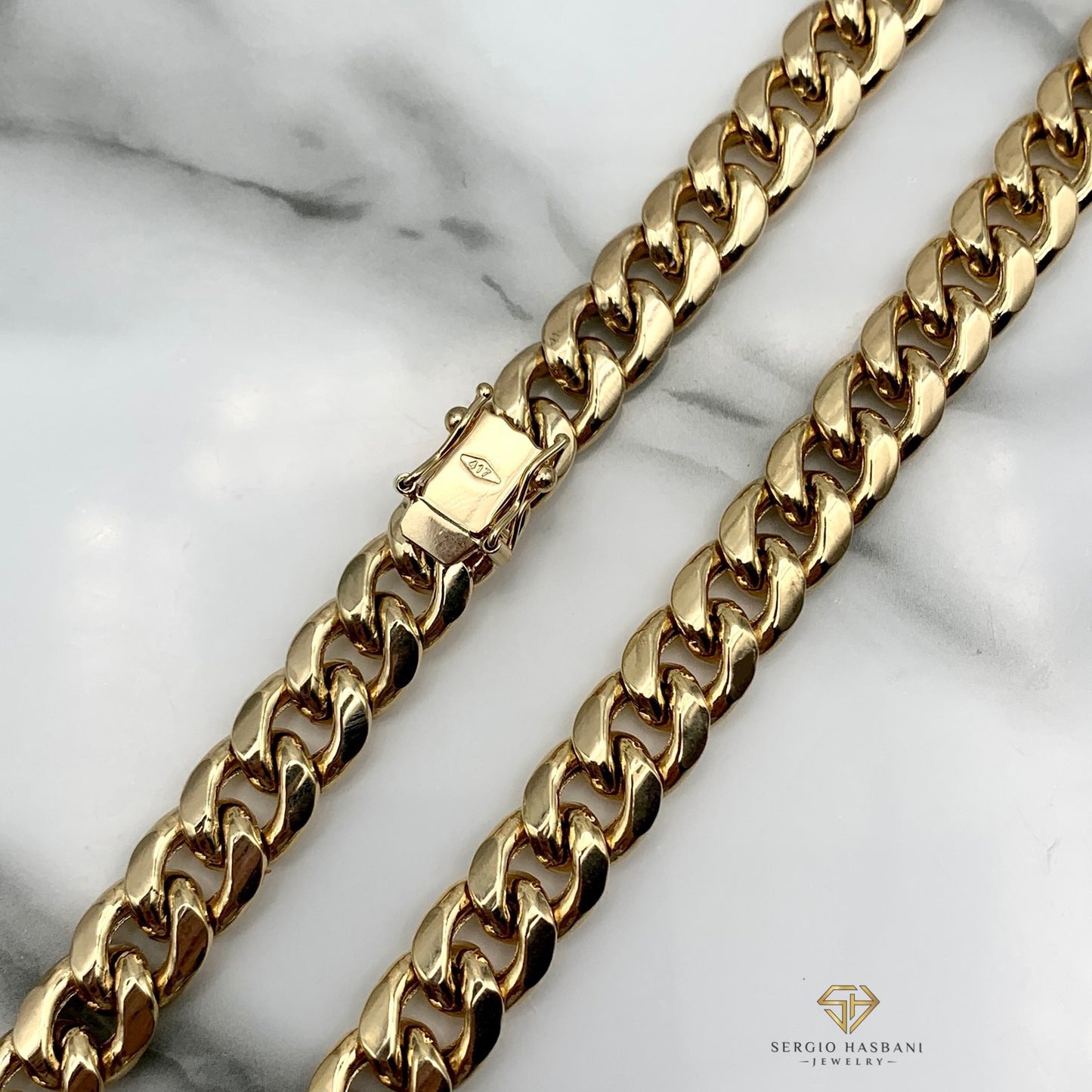 10K 9.5MM Cuban Link Chain