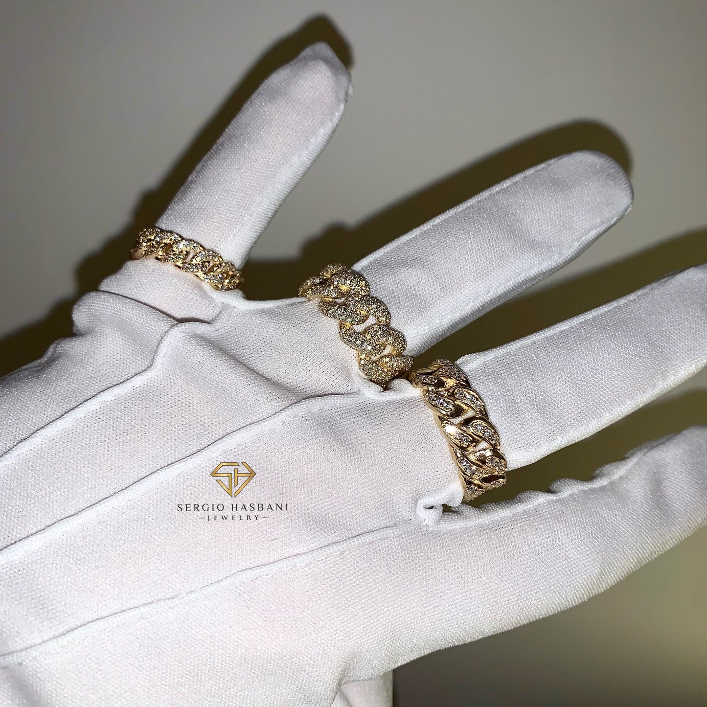10K CUBANZ Diamond Ring
