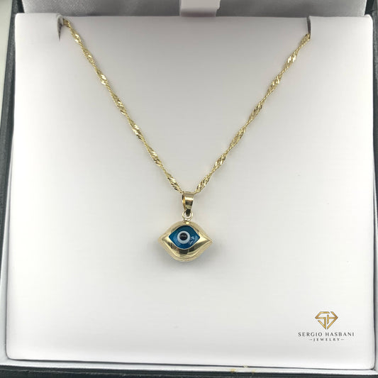 10K EYE Necklace