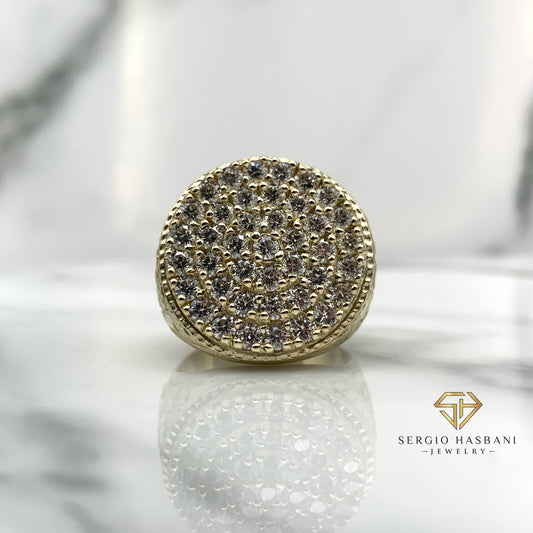 10K NUGGO Diamond Ring